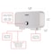 Atmor 13kW/240V Electric Tankless Water Heater Includes Pressure Relief Device, Ideal for a Full Bathroom AT-800-13 - alternate 7